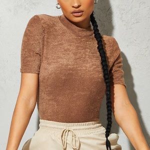 Backless Short Sleeve Bodysuit